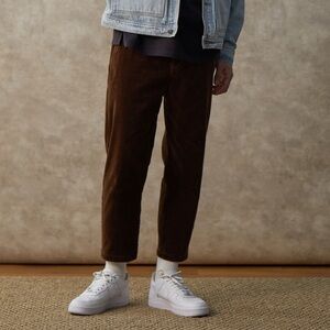 NWT I love ugly slim Kobe pants in brown corduroy